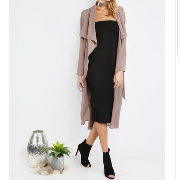 LAST! "Tessa" Dusty Mocha Duster - Picture 2 of 5